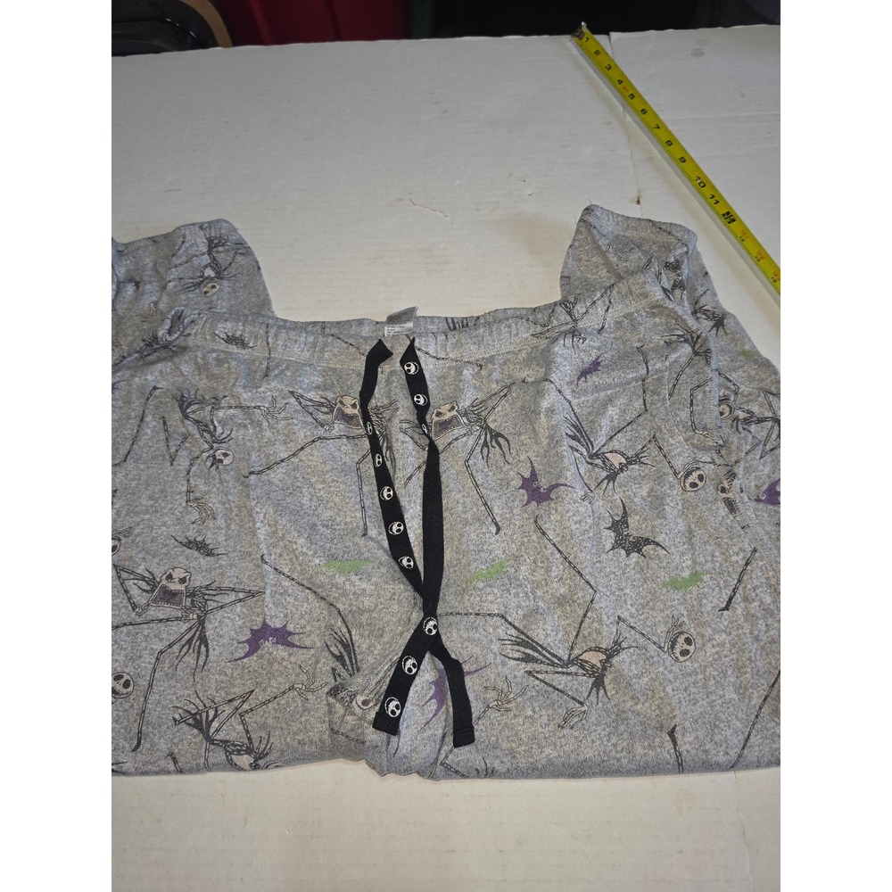 Disney Nightmare Before Christmas Jack Skellington Pajama Pants Grey XL 16-18